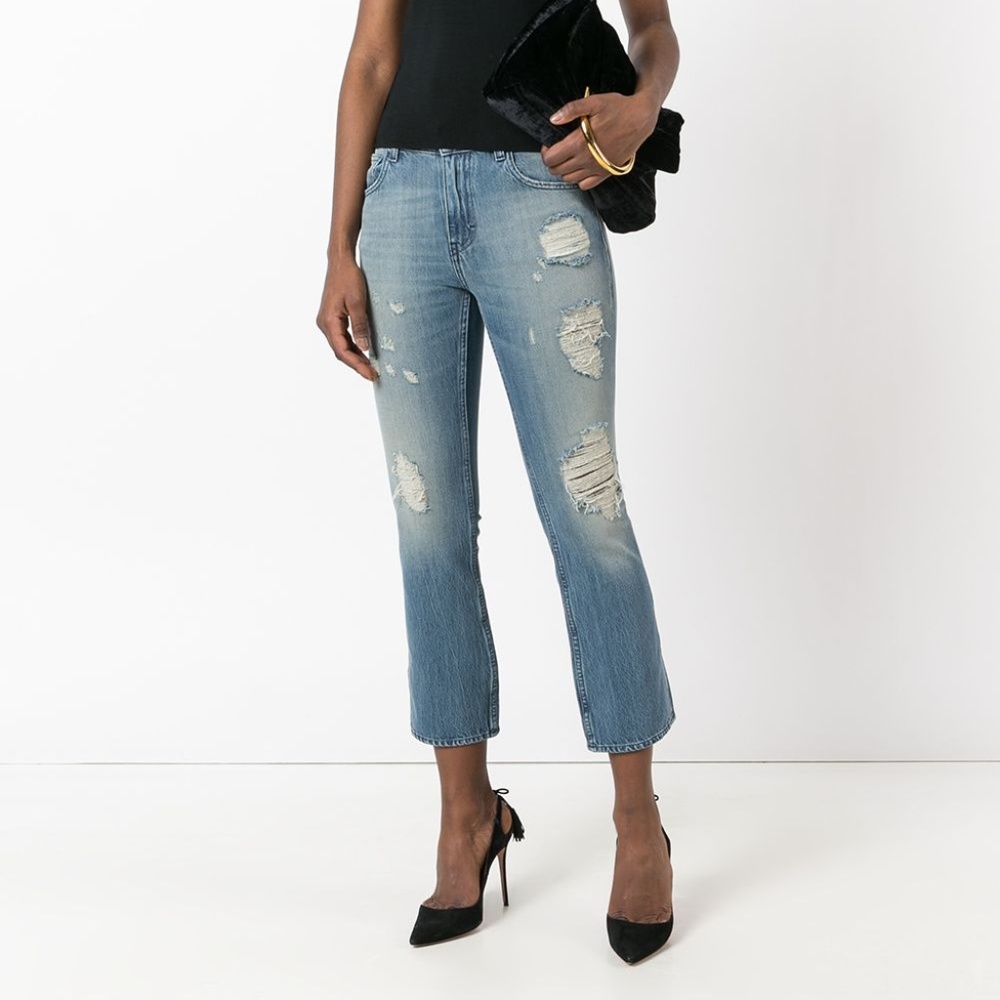 IRO WOMEN' LEADA CROPPED JEANS SZ. 26 MSRP $ 240 - Picture 1 of 8